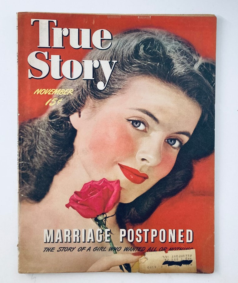 VTG True Story Magazine November 1943 Vol 49 No. 4 Carmel Fitzgerald