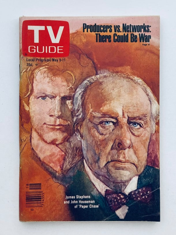 TV Guide Magazine May 5 1979 John Houseman, James Stephens NJ-PA Ed. No Label