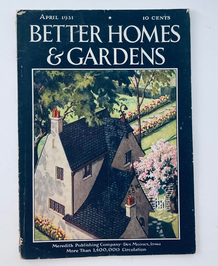 Better Homes & Gardens Magazine April 1931 The Best of The Waterlilies