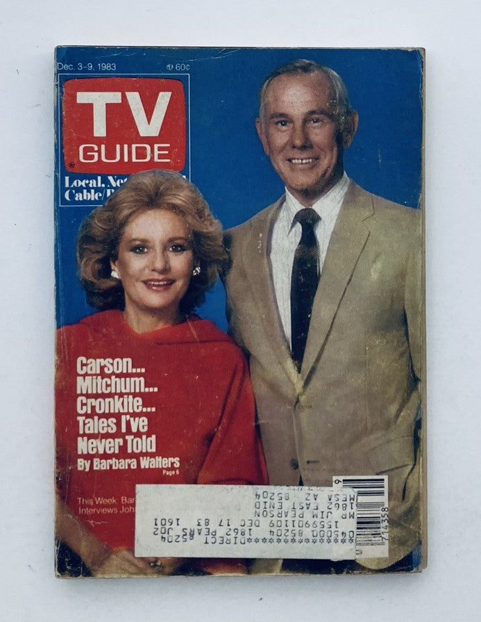 TV Guide Magazine December 3 1983 Barbara Walters Phoenix Ed.