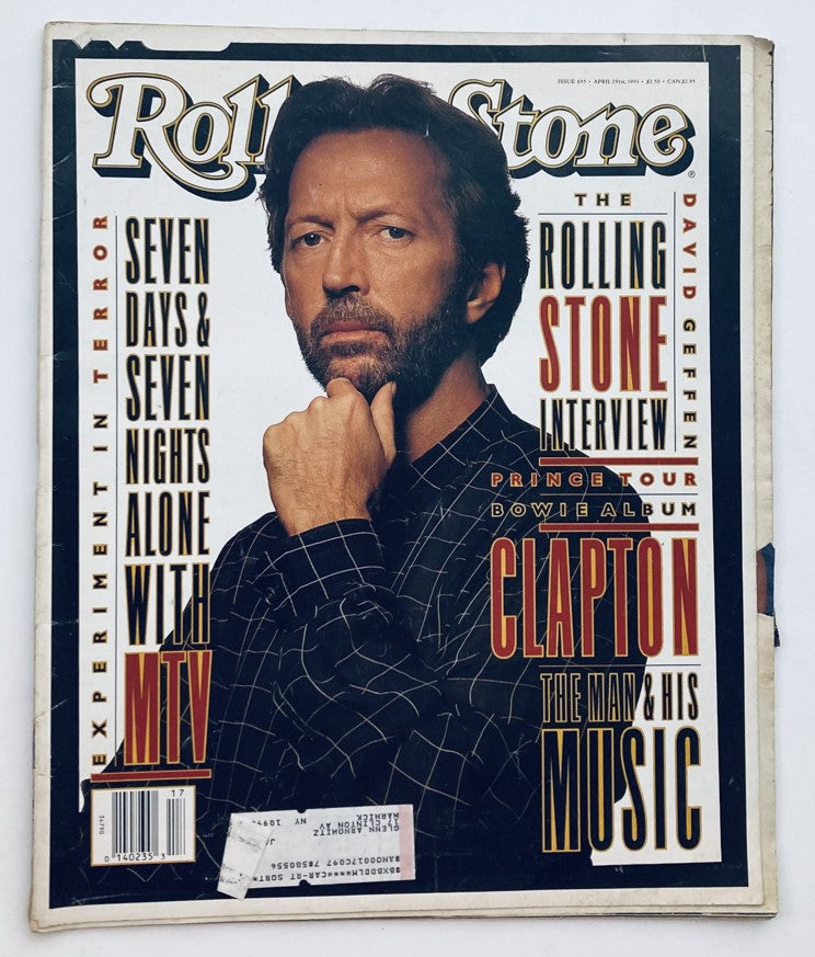 Rolling Stone Magazine April 29 1993 Issue 655 Eric Clapton The Man & His Music