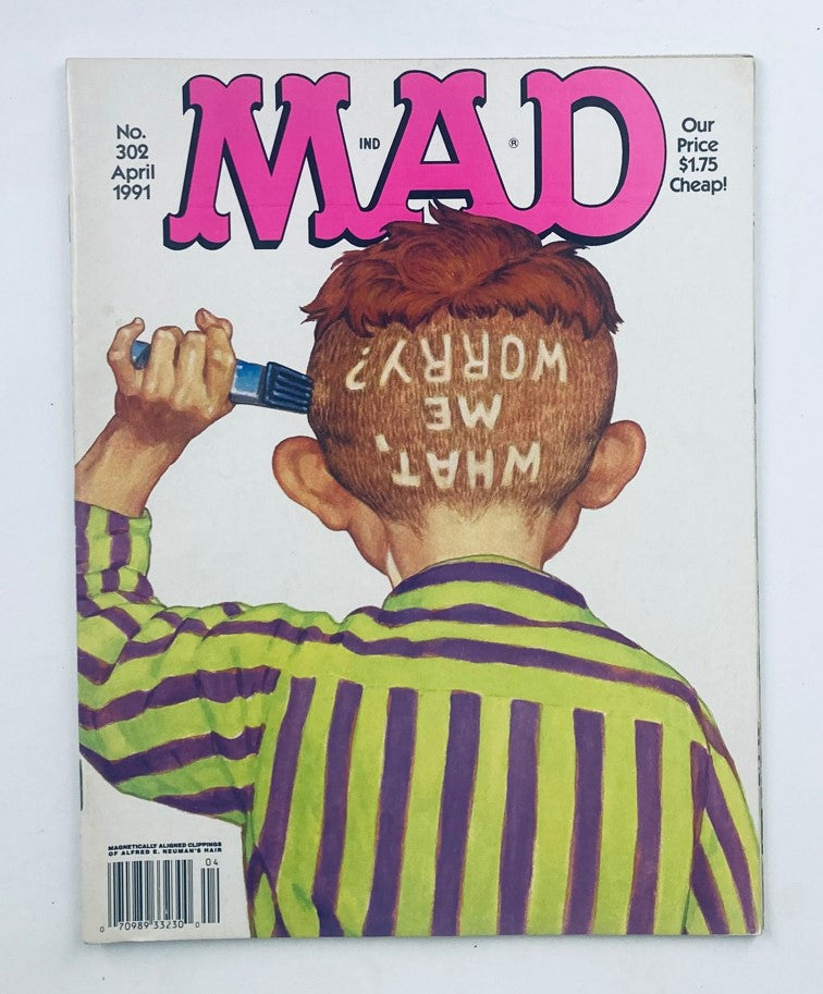 Mad Magazine April 1991 No. 302 Barbar's Final Adventure 6.0 FN Fine No Label