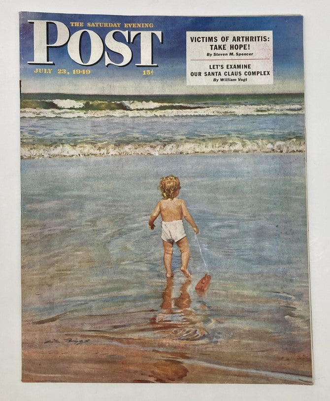 Saturday Evening Post Magazine July 23 1949 Illustrated Cover by Austin Briggs