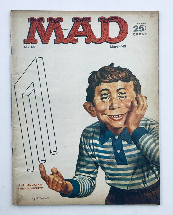 Mad Magazine March 1965 No. 93 The Mad Poiuyt 4.0 VG Very Good No Label