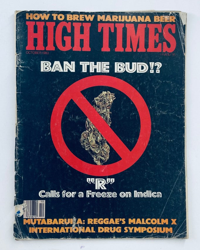 VTG High Times Magazine October 1983 #98 How To Brew Marijuana Beer No Label