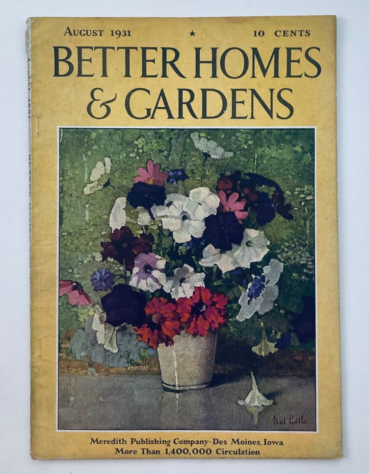 Better Homes & Gardens Magazine August 1931 Garden Thoughts in August