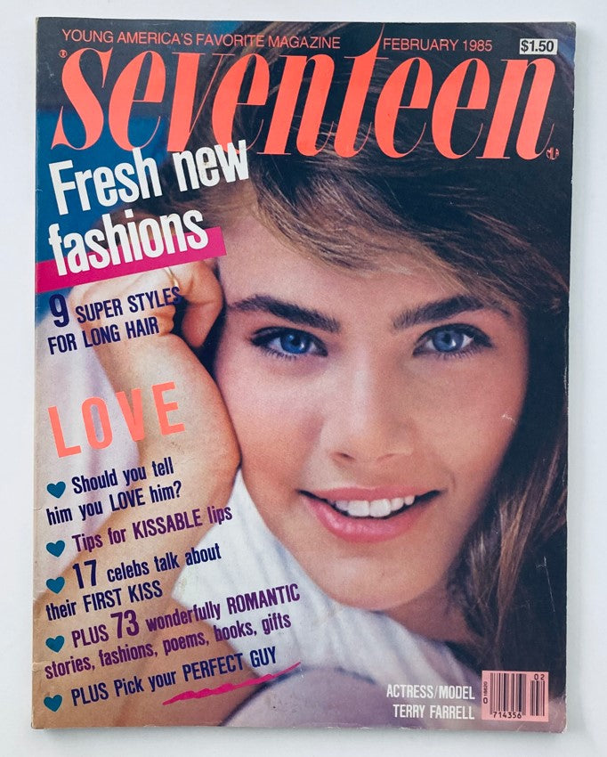 VTG Seventeen Magazine February 1985 Actress / Model Terry Farrell No Label