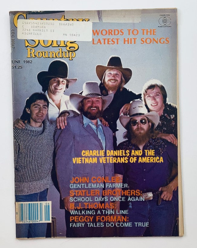 VTG Country Song Roundup Magazine June 1982 Charlie Daniels & Vietnam Veterans