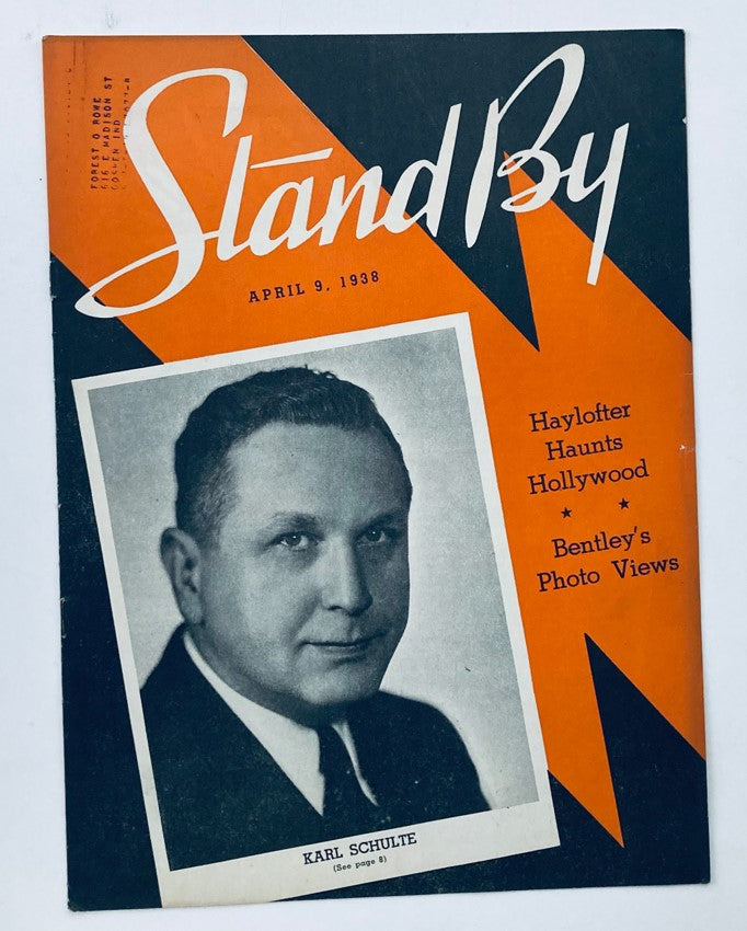 VTG Stand By Magazine April 9 1938 Karl Schulte and Bentley's Photo Views