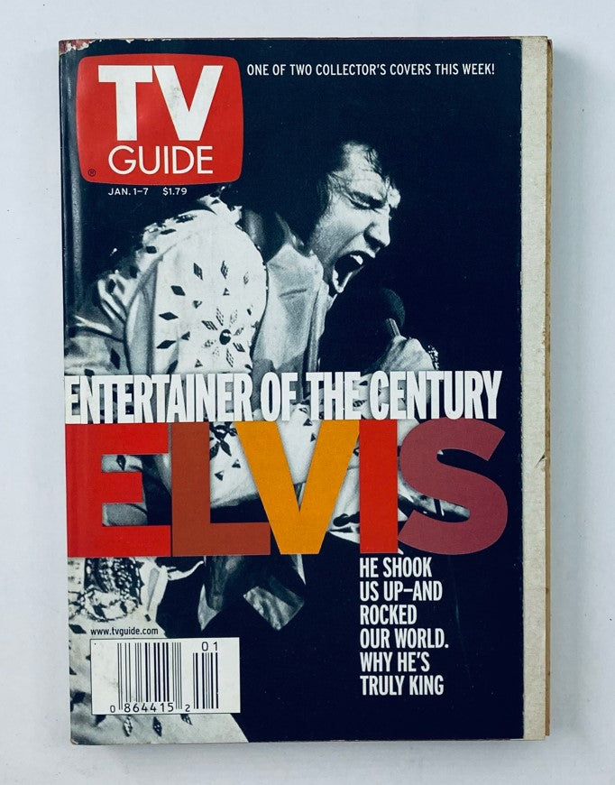 TV Guide Magazine January 1 2000 Elvis Presley Hartford-New Haven Ed. No Label