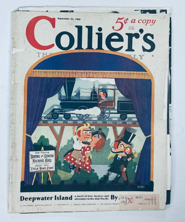 VTG Collier's Magazine September 21 1935 Frederick Skerry The Blinding Stars