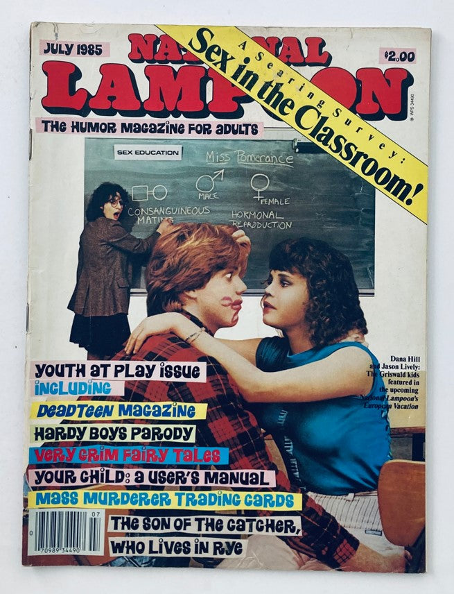 Vintage National Lampoon Magazine July 1985 Featuring Jason Lively & Dana Hill - Collectible Edition