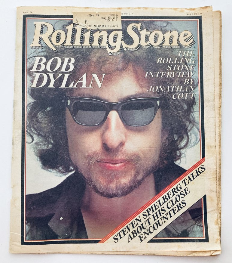 Rolling Stone Magazine January 26 1978 Issue 257 Bob Dylan Cover