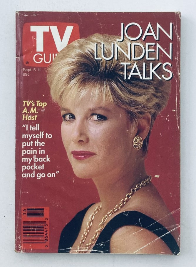 TV Guide Magazine September 5 1992 Joan Lunden Maine Ed. No Label