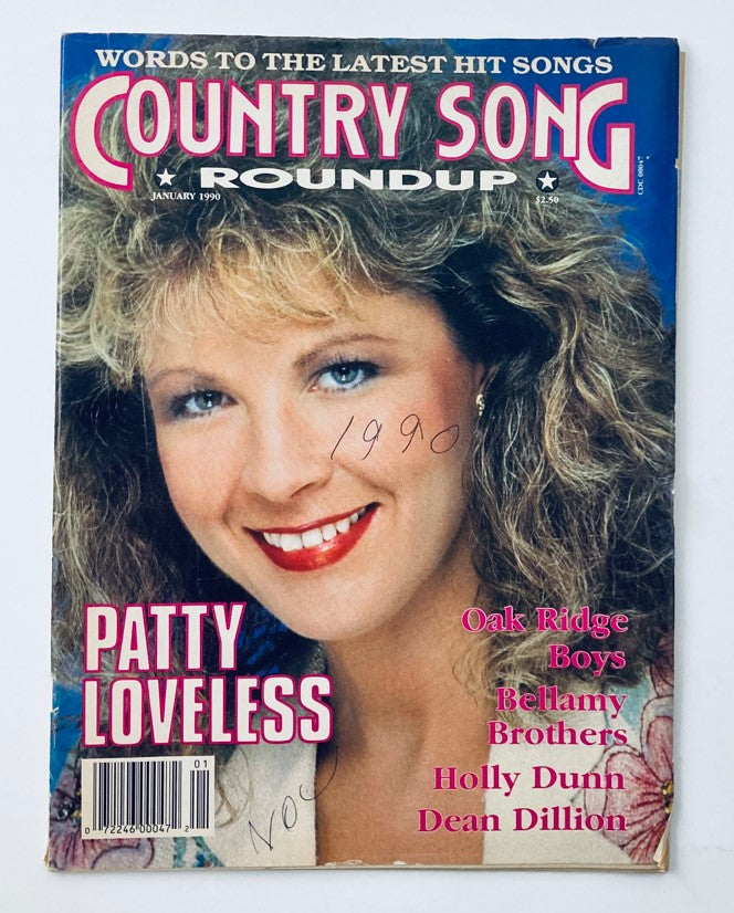 VTG Country Song Roundup Magazine January 1990 Patty Loveless & Oak Ridge Boys