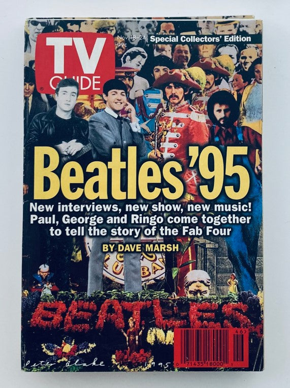 TV Guide Magazine November 18 1995 The Beatles Tampa-Sarasota Ed. No Label