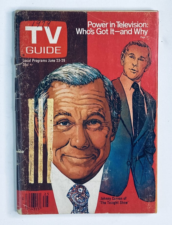 TV Guide Magazine June 23 1979 #1369 Johnny Carson WA-Baltimore Ed.