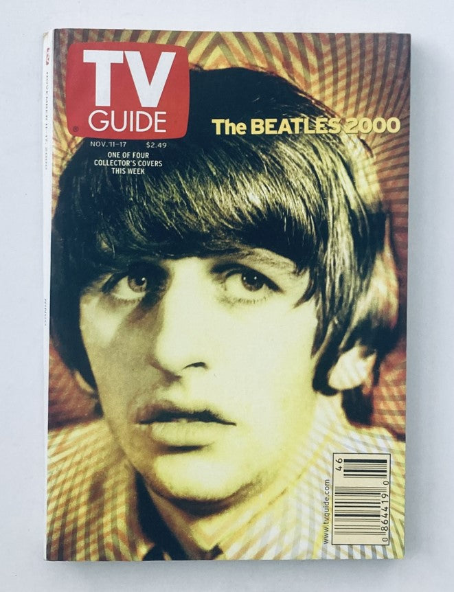 TV Guide Magazine November 11 2000 Ringo Starr San Francisco Ed. No Label