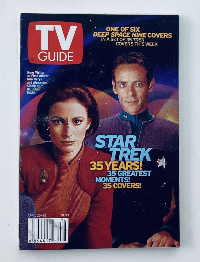 TV Guide Magazine April 20 2002 Alexander Siddig Tampa-Sarasota Ed. No Label