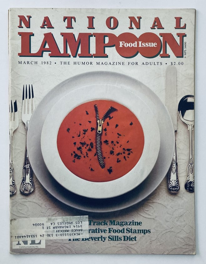 Vtg National Lampoon Magazine March 1982 Vol 2 No 44 The Great Fast Food Wars Comedy Issue