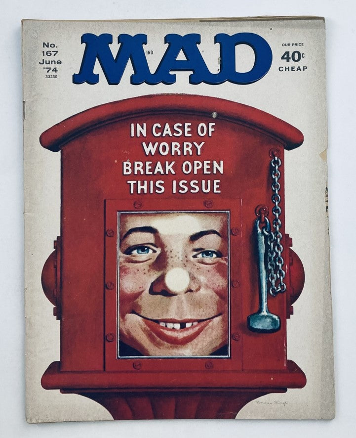 Mad Magazine June 1974 No. 174 My Fair Laddie Musical 6.0 FN Fine No Label