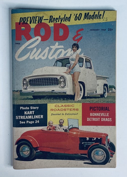 VTG Rod & Custom Magazine January 1960 Putt Putts for Progressives No Label