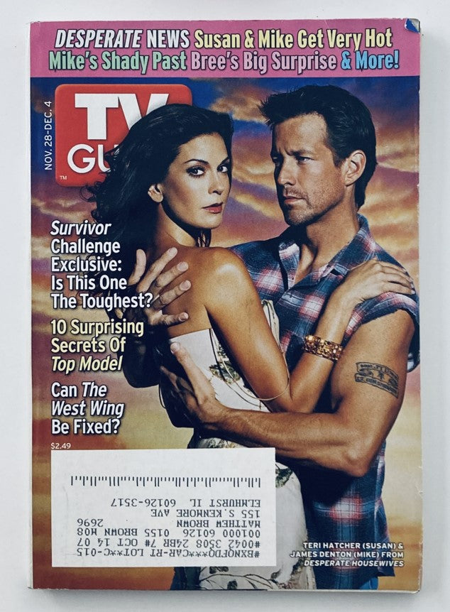 TV Guide Magazine November 28 2004 Teri Hatcher, James Denton Chicago Metro Ed.