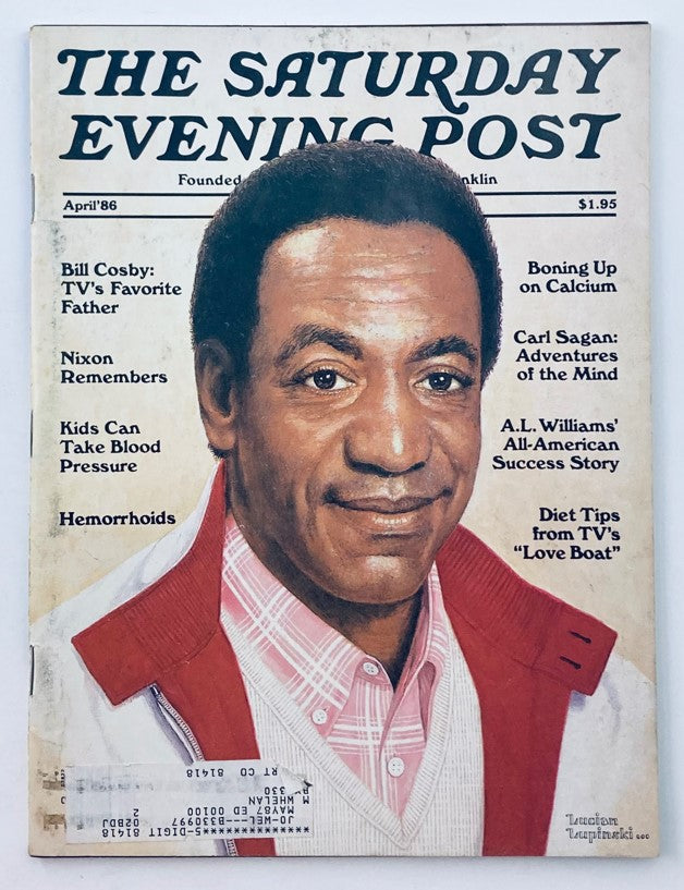 Saturday Evening Post Magazine April 1986 Bill Cosby - Lucian Lupinski