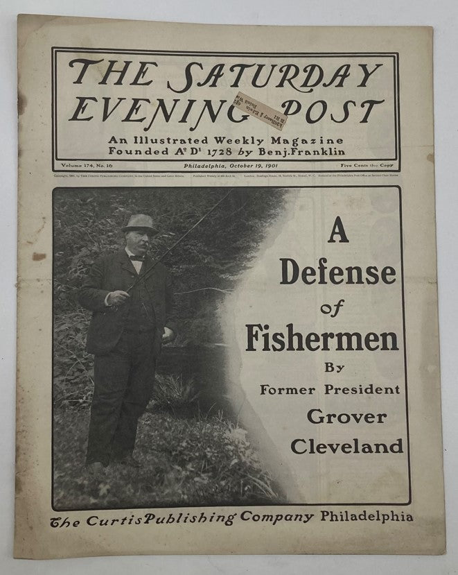 VTG Saturday Evening Post Magazine October 19 1901 Grover Cleveland