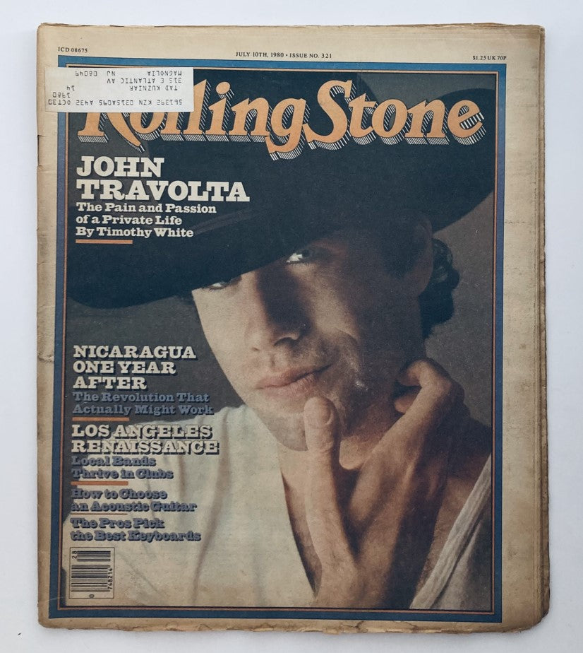 VTG Rolling Stone Magazine July 10 1980 No. 321 John Travolta The Pain & Passion