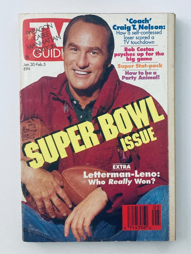 TV Guide Magazine January 30 1993 Craig T. Nelson Paragon Cable Manhattan Ed.