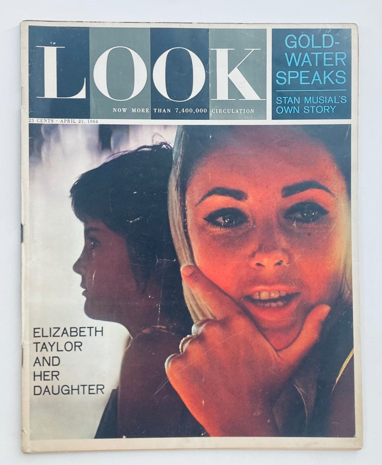 RVTG Look Magazine April 21 1964 Vol 28 No. 8 Elizabeth Taylor and Liza No Label