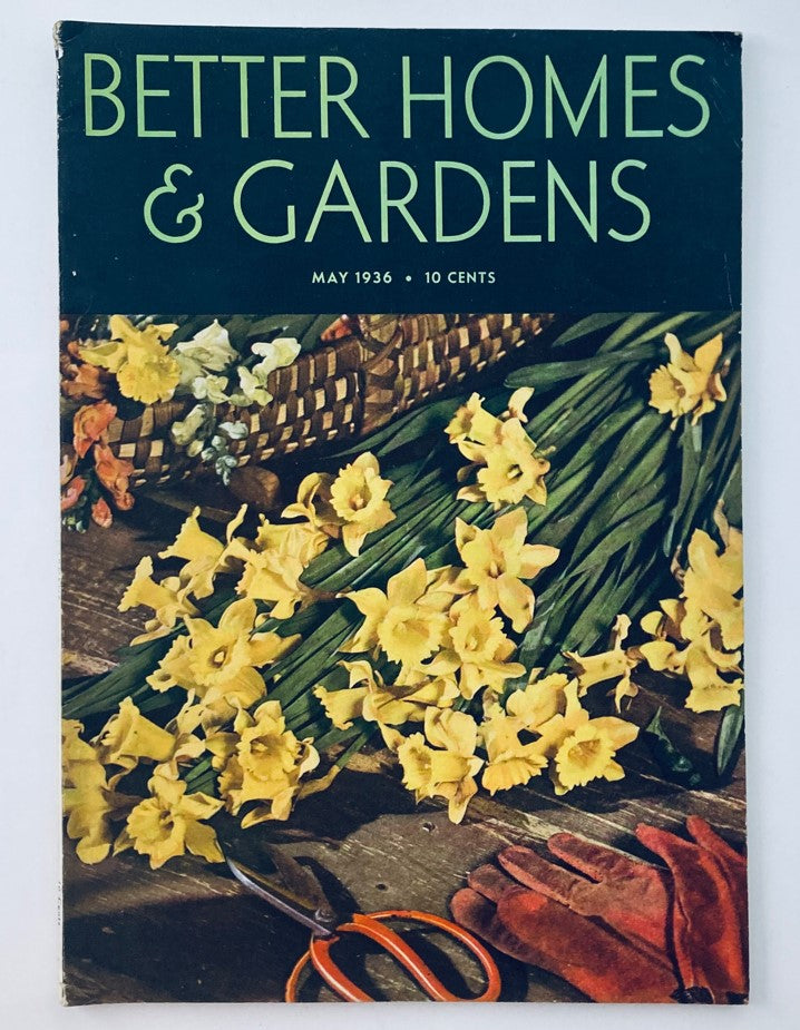 Better Homes & Gardens Magazine May 1936 Bay Windows Pay Sunny Dividends