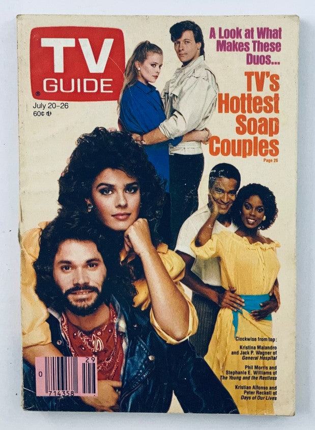 TV Guide Magazine July 20 1985 Kristina Malandro Dayton Ed. No Label