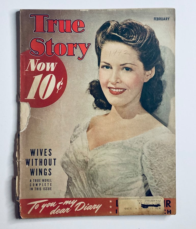 VTG True Story Magazine February 1942 Vol 46 No. 1 Wives Without Wings