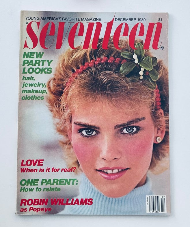 VTG Seventeen Magazine December 1980 Robin Williams as Popeye No Label VG