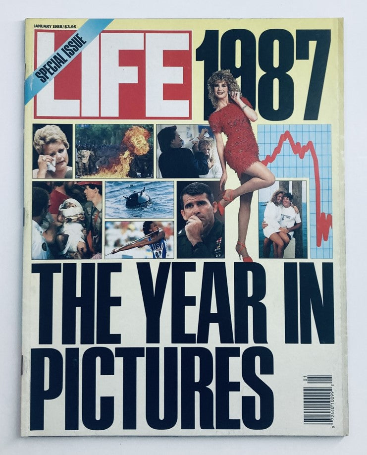 VTG Life Magazine January 1988 The Year In Pictures of The Year 1987 No Label