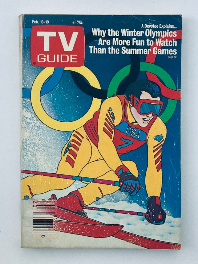 TV Guide Magazine February 13 1988 The Winter Olympics WA-Baltimore Ed. No Label