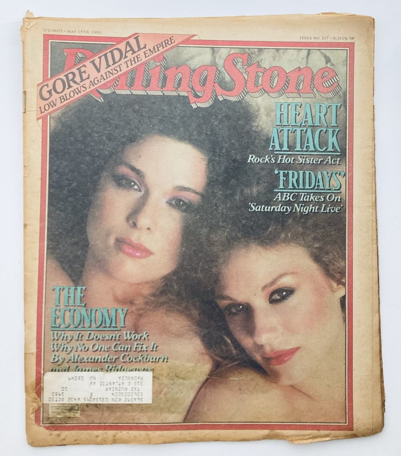 VTG Rolling Stone Magazine May 5 1980 No. 317 Ann and Nancy Wilson of Heart