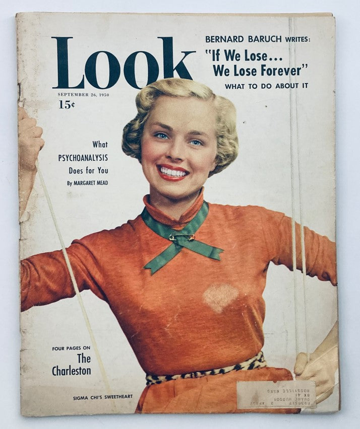 VTG Look Magazine September 26 1950 Vol 14 No. 20 Cover Girl Dorothy Grover