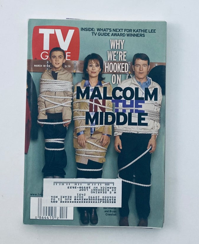 TV Guide Magazine March 18 2000 Malcolm in the Middle NY Metro Ed.