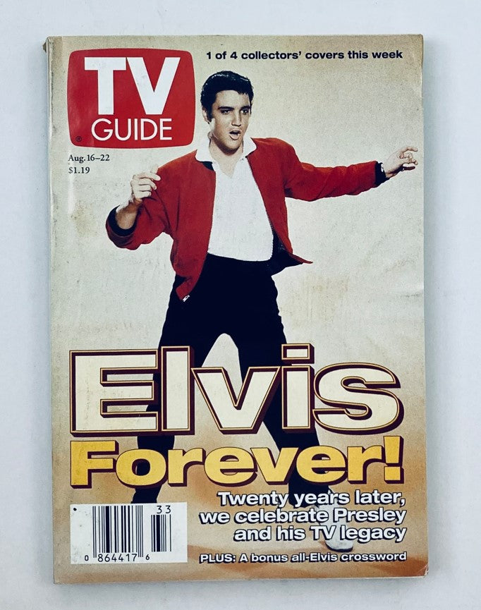 TV Guide Magazine August 16 1997 Elvis Presley TV Legacy Cincinnati Ed. No Label