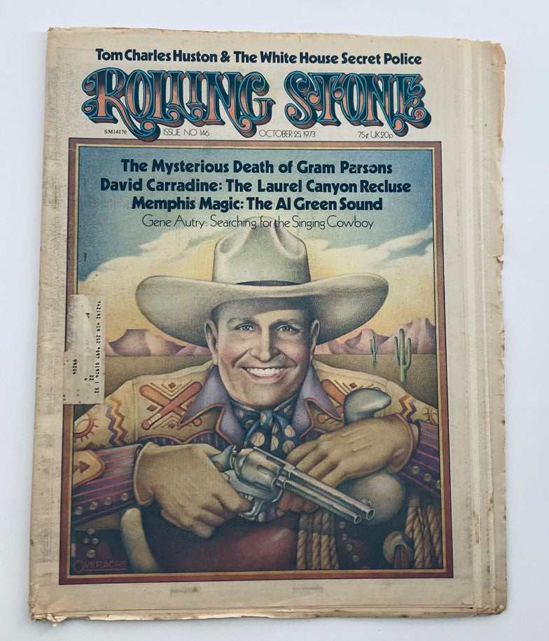 VTG Rolling Stone Magazine October 25 1973 No. 146 Gene Autry The Singing Cowboy