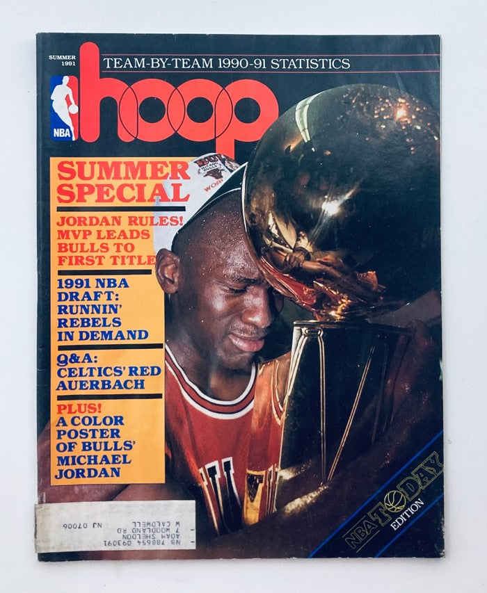 Hoop / NBA Today Ed. Magazine Summer 1991 Vol 17 No. 9 Michael Jordan