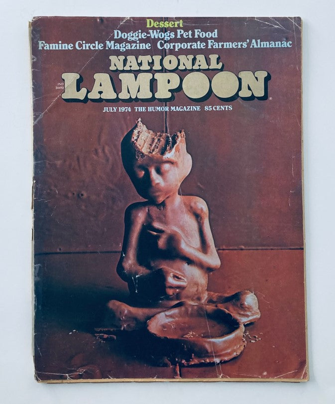 Vtg National Lampoon Magazine July 1974 Corporate Farmer's Almanac Rare Vintage Issue No Label