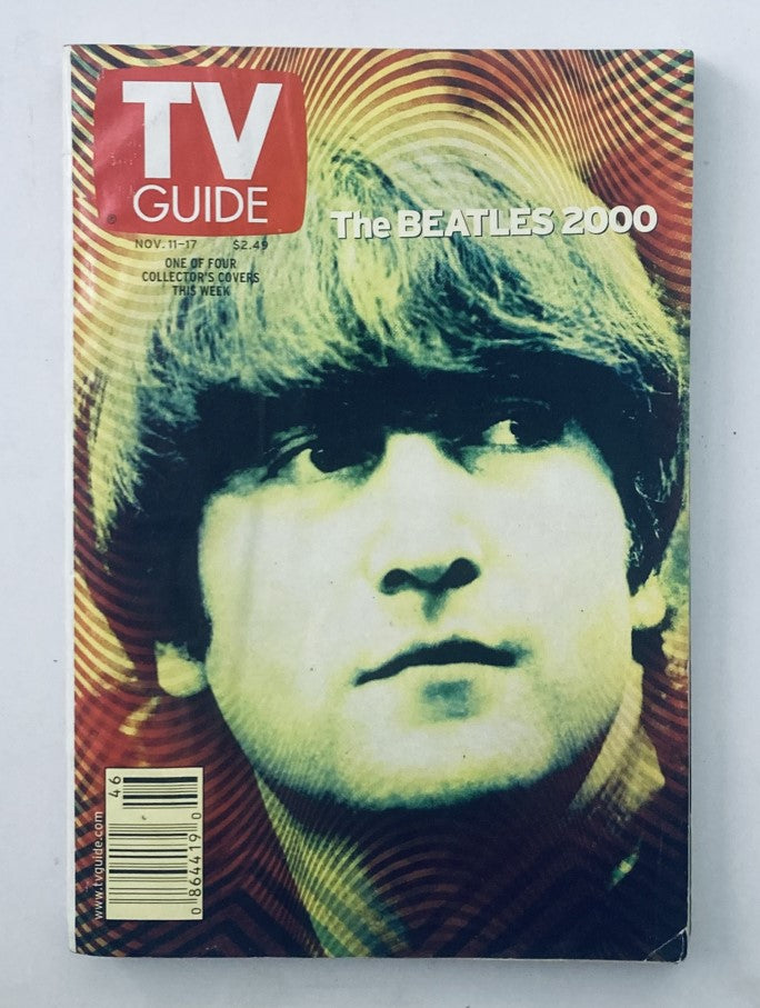 TV Guide Magazine November 11 2000 John Lennon Grand Rapids Ed. No Label