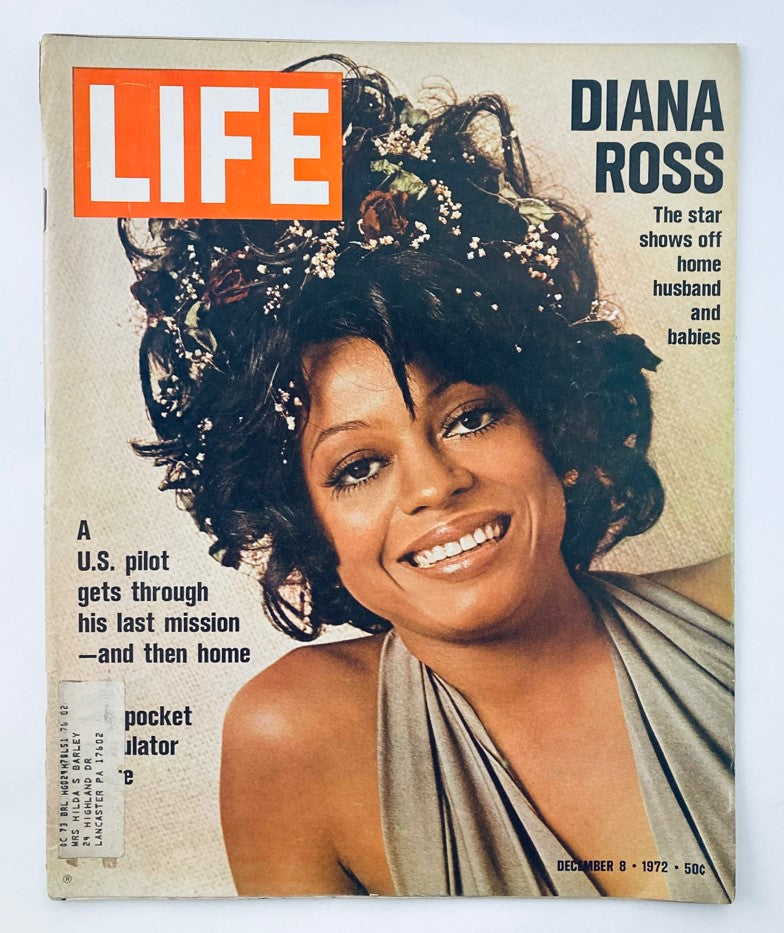 RES* VTG Life Magazine December 8 1972 Diana Ross and The Park Builder