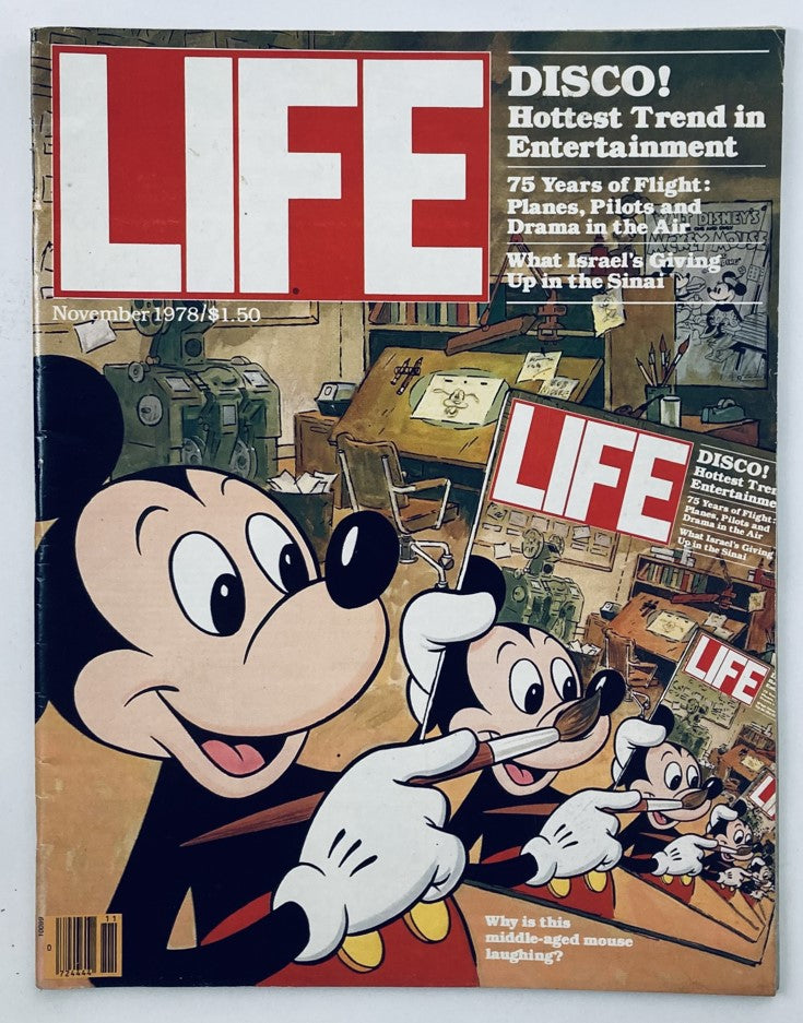 RES* VTG Life Magazine November 1978 Vol 1 No. 2 Mickey Mouse is 50 No Label