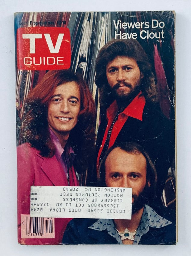 TV Guide Magazine November 10 1979 #1389 Barry, Maurice & Robin LA Metro Ed.