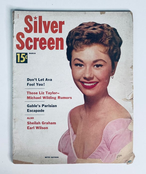 VTG Silver Screen Magazine March 1954 Vol 24 No. 5 Mitzi Gaynor No Label